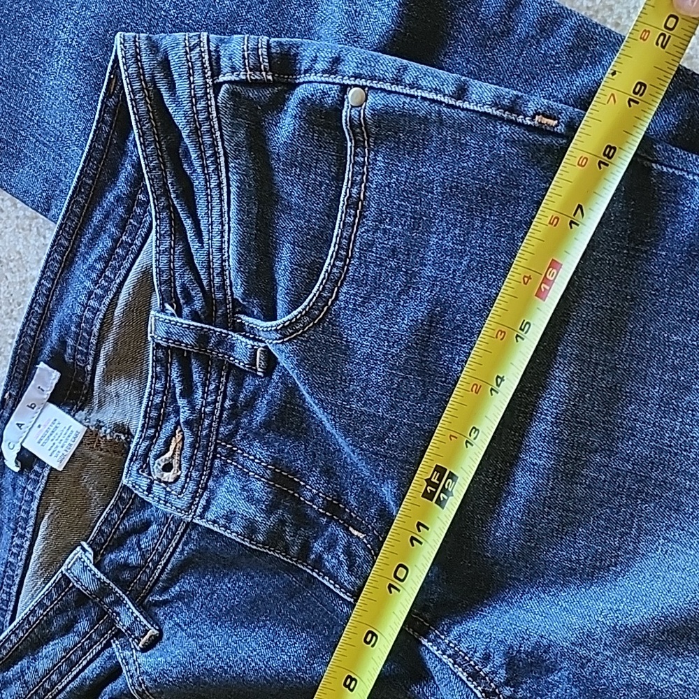 CAbi Slim Straight Leg Jean Size 8, Like New - Picture 7 of 10
